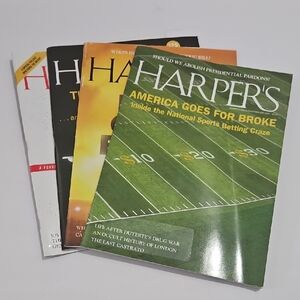 Harper's Magazine General Interest News Current Events Politics Think Lot Of 4